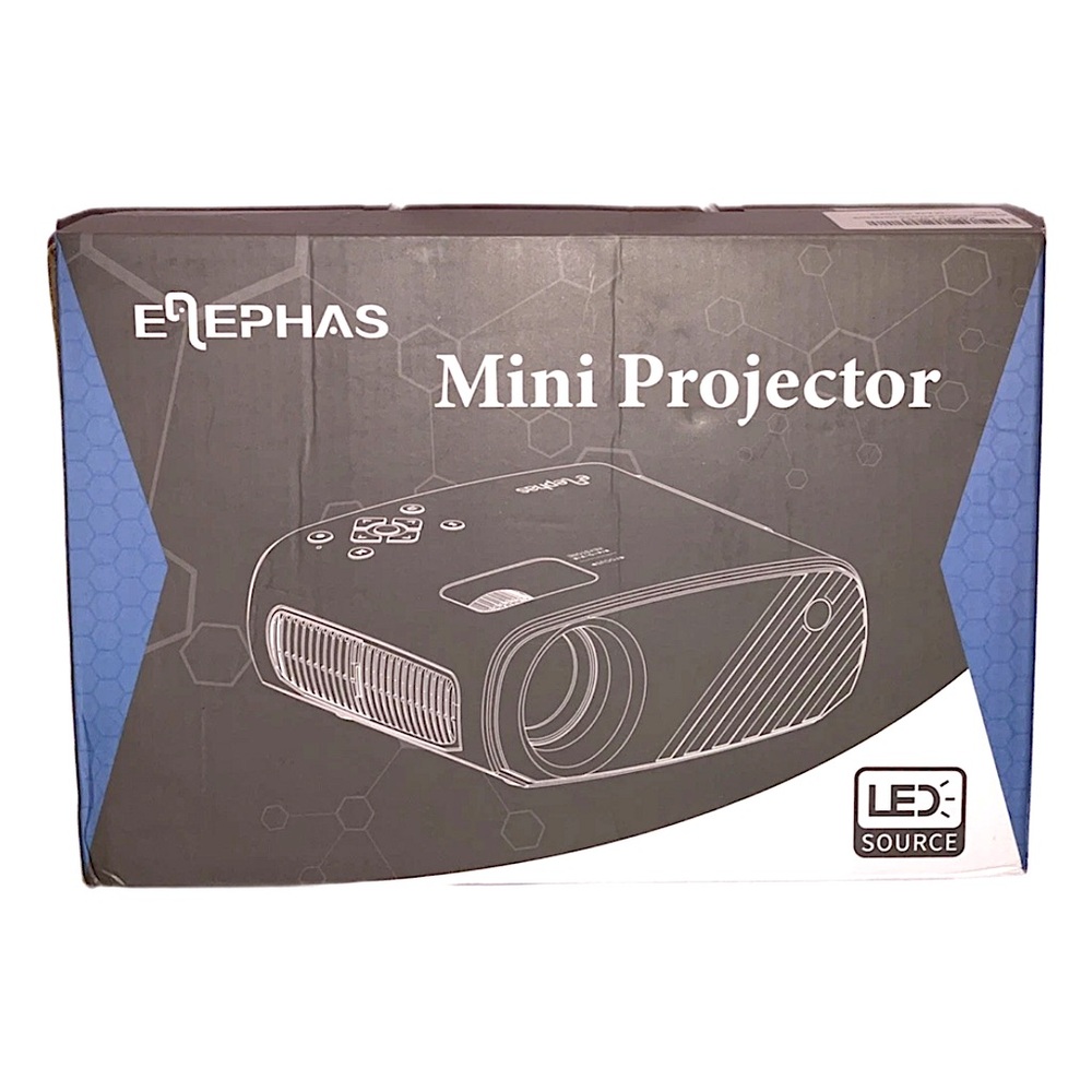 portable movie projector 📽️ iPhone connectivity | travel case + remote included